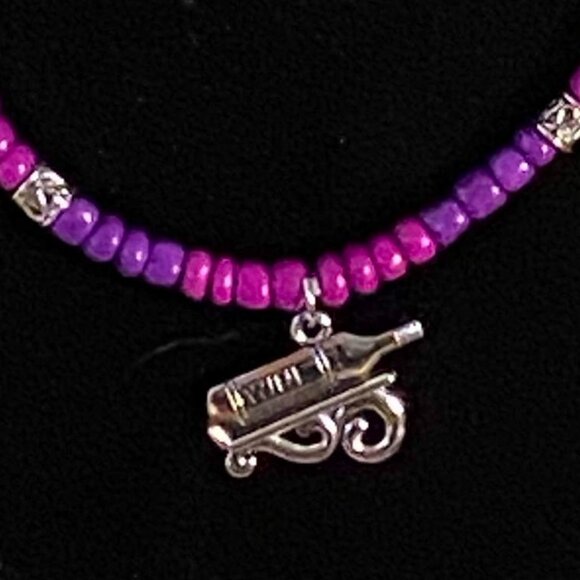 Wine Bottle Holder Necklace - Picture 1 of 5